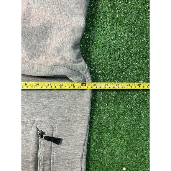 Oakley Jacket Men XL Gray Crew Neck Long  Sleeves Full Zip Up Double Pockets - Picture 4 of 5